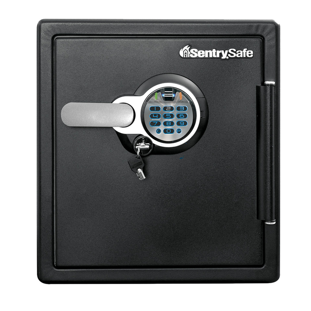 Fireproof Waterproof Fingerprint Safe with Digital Keypad, 17.8 in