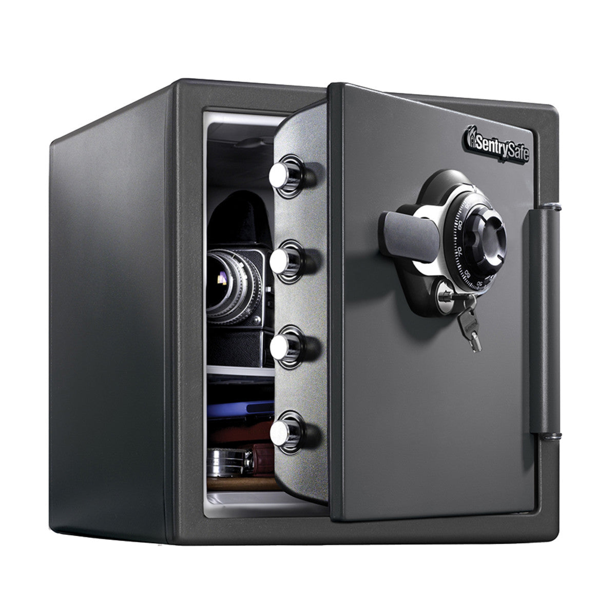 SentrySafe Fireproof Waterproof Safe Dial Combination 1.23 Cu Ft SFW123DSB | UL Classified Fire and Water Resistant Home Safe, Maximum Security, Dial Combination Lock