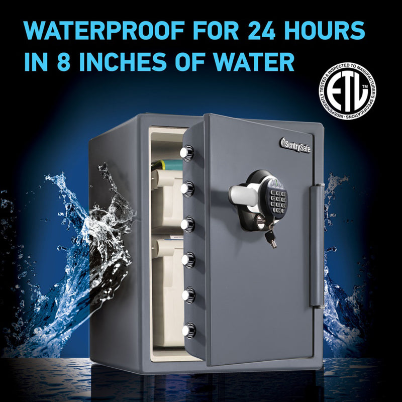 Extra Large Steel Fireproof Waterproof Safe with Digital Keypad, 23.8 in x 18.6 in x 19.3 in