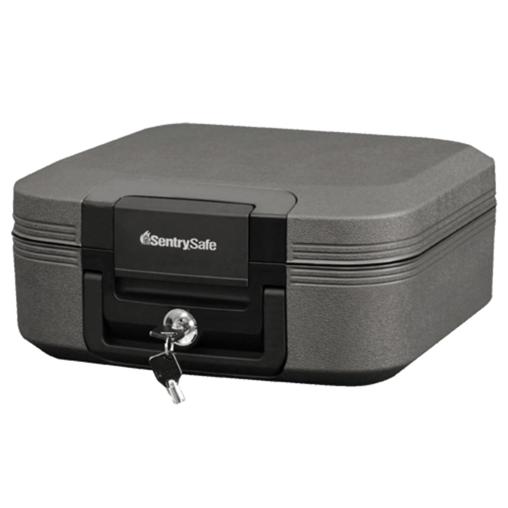 Black Water and Fire Chest with Privacy Key, 6.6 in x 15.4 in x