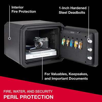 Fireproof Waterproof Safe with Digital Keypad, 13.7 in x 16.4 in x 18.8 in