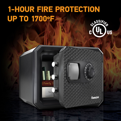 Fireproof and Waterproof Safe with Dial Combination FPW082C