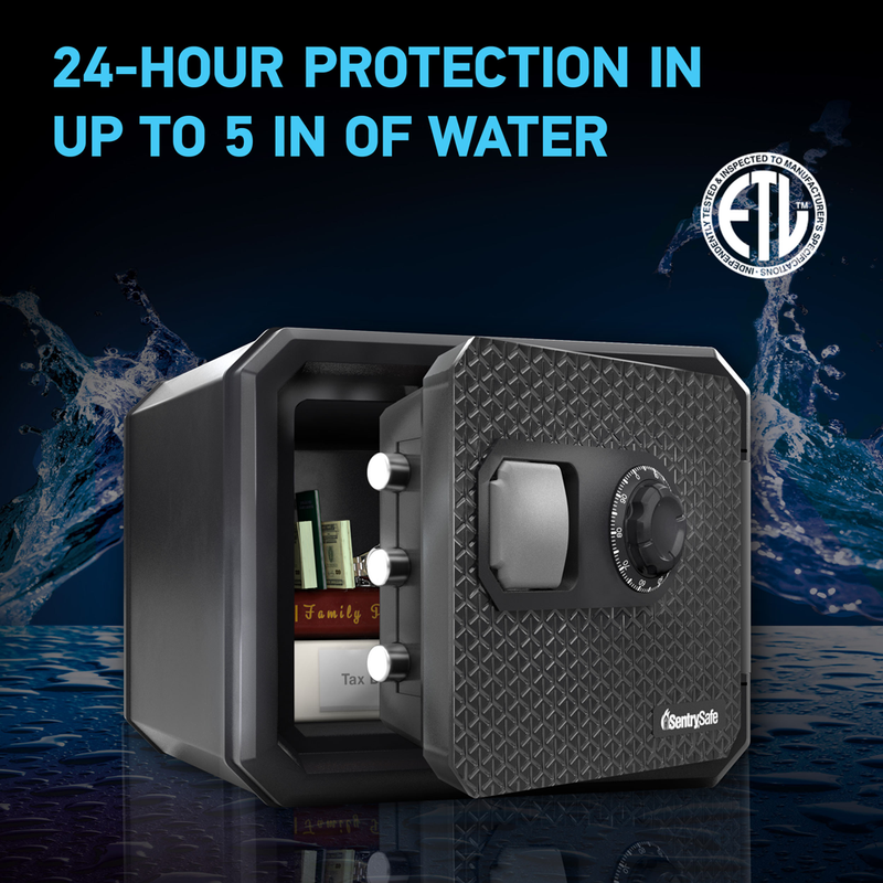 Fireproof and Waterproof Safe with Dial Combination FPW082C