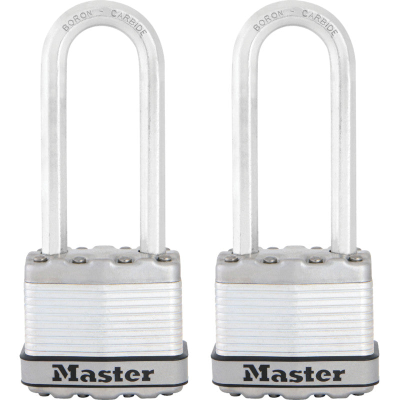 1 3/4" (44mm) Wide Magnum Laminated Steel Padlock w/ 2" shackle
