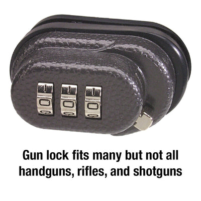 Steel and Zinc Combination Gun Trigger Lock, Set Your Own Combo
