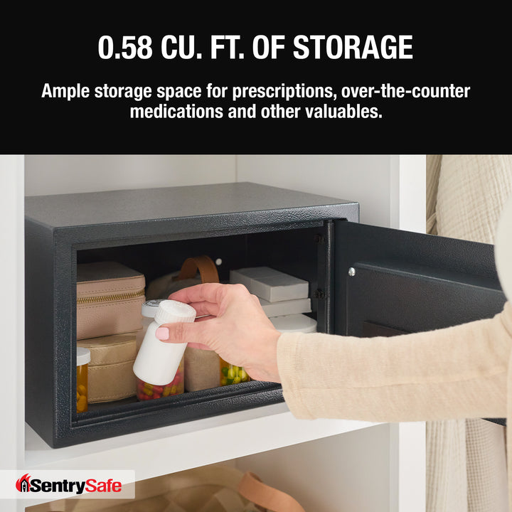SentrySafe X055 Small Lockable Security Safe with Digital