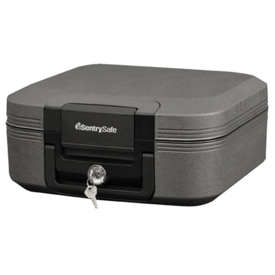Sentry Safe Medium Chest　耐火防水金庫 Black Water and Fire Chest with Privacy Key, 6.6 in x 15.4 in x