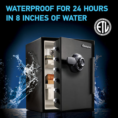 Extra Large Steel Fireproof Waterproof Safe with Combination Dial, 23.8 in x 18.6 in x 19.3 in