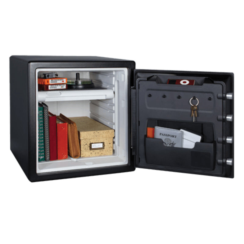 Steel Fireproof Waterproof Safe with Touchscreen and Alarm, 17.8 in x 16.3 in x 19.3 in