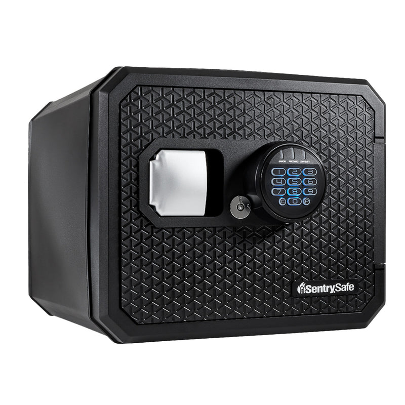 Fireproof Waterproof Safe  with Backlit Digital Keypad and Override Key , 13.7 in x 16.4 in x 18.8 in