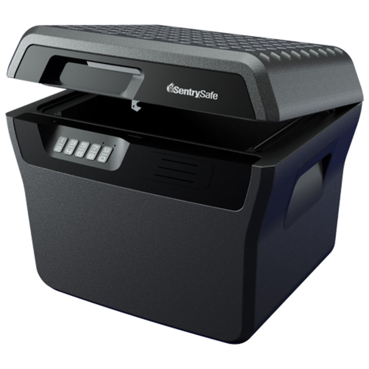 Gray Water and Fire Safe File Cabinet, 14.1 in x 16.6 in x 13.8 in