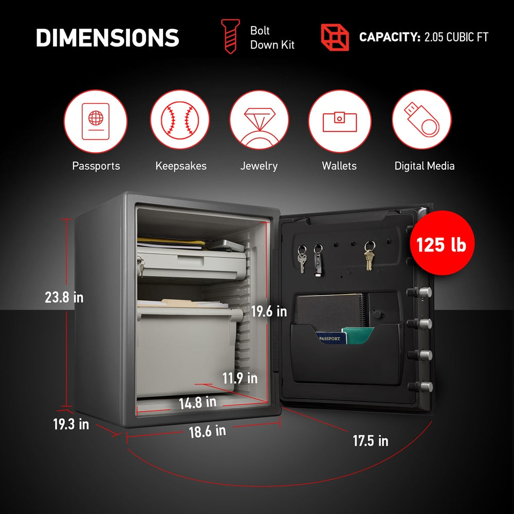 Digital Fire/Water Safe SFW205GRC – SentrySafe Store