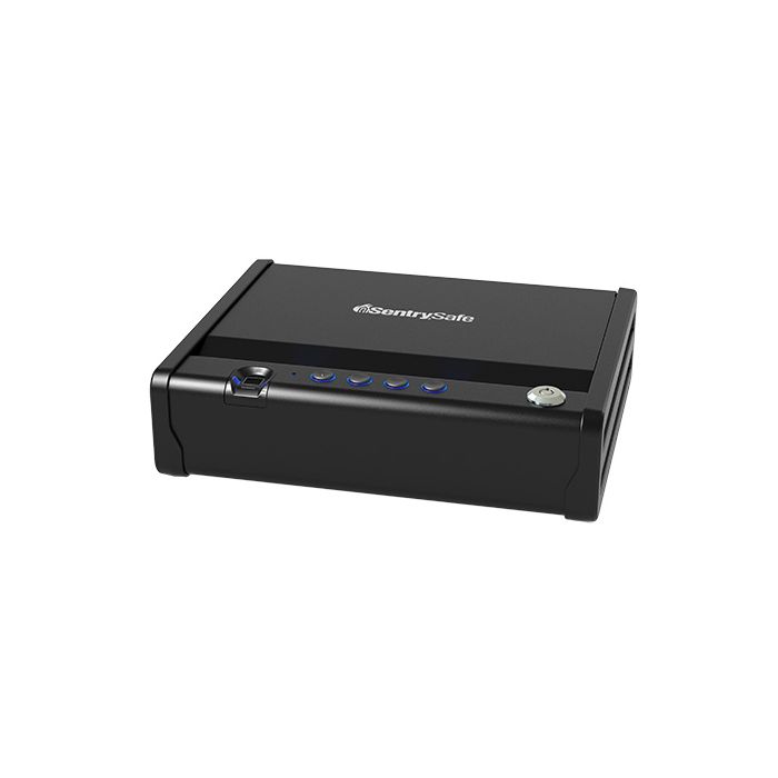 SentrySafe QAP1BLX Biometric Gun Safe with Interior Light 1 Handgun Capacity